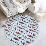 - RealHomes Dijital Baskılı Kaymaz Tabanlı Comfort Çocuk Odası Yuvarlak Halı - Realhomes  Mavi Zeminde Yarış Arabalı Çocuk & Genç Odası Makinede Yıkanabilir Kaymaz Tabanlı Yuvarlak Çocuk Halısı Realhomes