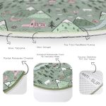 - RealHomes Dijital Baskılı Kaymaz Tabanlı Comfort Çocuk Odası Yuvarlak Halı - Realhomes Orman Ve Kasaba Motifli Çocuk & Genç Odası Makinede Yıkanabilir Kaymaz Tabanlı Yuvarlak Çocuk Halısı Realhomes