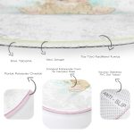 - RealHomes Dijital Baskılı Kaymaz Tabanlı Comfort Çocuk Odası Yuvarlak Halı - Realhomes Sevimli Bebek Aslan Çocuk & Genç Odası Makinede Yıkanabilir Kaymaz Tabanlı Yuvarlak Çocuk Halısı Realhomes