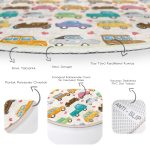 - RealHomes Dijital Baskılı Kaymaz Tabanlı Comfort Çocuk Odası Yuvarlak Halı - Realhomes Araba Desenli Çocuk & Genç Odası Makinede Yıkanabilir Kaymaz Tabanlı Yuvarlak Çocuk Halısı Realhomes