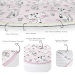 - RealHomes Dijital Baskılı Kaymaz Tabanlı Comfort Çocuk Odası Yuvarlak Halı - Realhomes  Kedi Desenli Çocuk & Genç Odası Makinede Yıkanabilir Kaymaz Tabanlı Yuvarlak Çocuk Halısı Realhomes