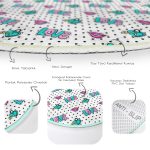 - RealHomes Dijital Baskılı Kaymaz Tabanlı Comfort Çocuk Odası Yuvarlak Halı - Realhomes  Popart Motifli Çocuk & Genç Odası Makinede Yıkanabilir Kaymaz Tabanlı Yuvarlak Çocuk Halısı Realhomes