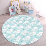- RealHomes Dijital Baskılı Kaymaz Tabanlı Comfort Çocuk Odası Yuvarlak Halı - Realhomes  Ay Ve Yıldız Motifli Uyku Temalı Çocuk & Genç Odası Makinede Yıkanabilir Kaymaz Tabanlı Yuvarlak Çocuk Halısı Realhomes