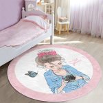 - RealHomes Dijital Baskılı Kaymaz Tabanlı Comfort Çocuk Odası Yuvarlak Halı - Realhomes  Özel Tasarım Smile Take Up Desenli Çocuk & Genç Odası Makinede Yıkanabilir Kaymaz Tabanlı Yuvarlak Çocuk Halısı Realhomes