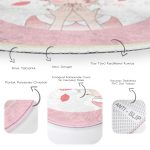 Fashion Girl Çocuk & Genç Odası Makinede Yıkanabilir Kaymaz Tabanlı Yuvarlak Çocuk Halısı Realhomes