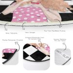 - RealHomes Dijital Baskılı Kaymaz Tabanlı Comfort Çocuk Odası Yuvarlak Halı - Realhomes  Dama Zeminli Pancakeli Kız Desenli Çocuk & Genç Odası Makinede Yıkanabilir Kaymaz Tabanlı Yuvarlak Çocuk Halısı Realhomes