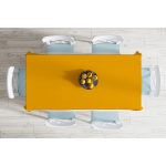 - Masa-6732-Gorsel-1 - Realhomes  Realhomes Koyu Sarı Renkli Dijital Baskılı Modern Masa Örtüsü Realhomes