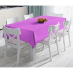 - Masa-6736-Gorsel - Realhomes  Realhomes Açık Mor Renkli Dijital Baskılı Modern Masa Örtüsü Realhomes