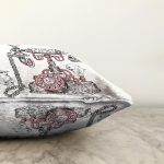- Sonil-K10005-Gorsel-2 - Realhomes Beyaz Zemin Antika Telefon Çizimli Dijital Baskılı Dekoratif Raşel Kadife Yastık Kırlent Kılıfı Realhomes