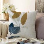 - Sonil-K10006-Gorsel - Realhomes Özel Tasarım Yaprak Motifli Dijital Baskılı Modern Raşel Kadife Yastık Kırlent Kılıfı Realhomes