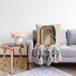 Özel Tasarım Pastel Renkli Dijital Baskılı Dekoratif Raşel Kadife Yastık Kırlent Kılıfı Realhomes