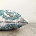 - Sonil-K10025-Gorsel-2 - Realhomes Mavi Çelenkli Eldiven Tasarımlı Dijital Baskılı Modern Raşel Kadife Yastık Kırlent Kılıfı Realhomes