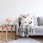 Realhomes Panda Princess Tasarımlı Dijital Baskılı Modern Raşel Kadife Yastık Kırlent Kılıfı Realhomes