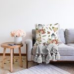 - Sonil-K10030-Gorsel-1 - Realhomes  Çiçek Çizimli Dijital Baskılı Dekoratif Raşel Kadife Yastık Kırlent Kılıfı Realhomes