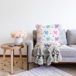 - Basic CMYK - Realhomes Realhomes Renkli Unicorn At Tasarımlı Dijital Baskılı Modern Şönil Yastık Kırlent Kılıfı Realhomes