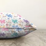 - Basic CMYK - Realhomes Realhomes Renkli Unicorn At Tasarımlı Dijital Baskılı Modern Şönil Yastık Kırlent Kılıfı Realhomes