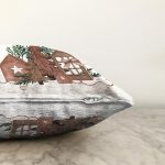 Tahta Çam Ağacı Desenli Dijital Baskılı Modern Raşel Kadife Yastık Kırlent Kılıfı Realhomes