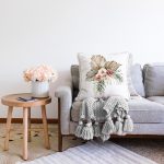 Egzotik Yaprak Tasarımlı Dijital Baskılı Dekoratif Raşel Kadife Yastık Kırlent Kılıfı Realhomes