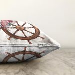 - Sonil-K10088-Gorsel-2 - Realhomes Beyaz Zeminde Sade Dümen Tasarımlı Dijital Baskılı Modern Raşel Kadife Yastık Kırlent Kılıfı Realhomes