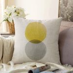 - Sonil-K10091-Gorsel - Realhomes  Güneş & Ay Sanatsal Çizimli Dijital Baskılı Dekoratif Raşel Kadife Yastık Kırlent Kılıfı Realhomes