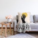 - Sonil-K10096-Gorsel-1 - Realhomes Sanatsal Yeşeren Çiçek Tasarımlı Dijital Baskılı Modern Raşel Kadife Yastık Kırlent Kılıfı Realhomes