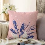 - Sonil-K10106-Gorsel - Realhomes Pembe Zemin Özel Tasarımlı Dijital Baskılı Modern Raşel Kadife Yastık Kırlent Kılıfı Realhomes