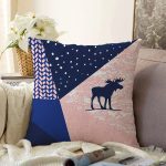 Renkli Zemin Özel Tasarımlı Dijital Baskılı Modern Raşel Kadife Yastık Kırlent Kılıfı Realhomes