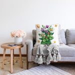 - Sonil-K10118-Gorsel-1 - Realhomes Pastel Renkli Çiçek Tasarımlı Dijital Baskılı Modern Raşel Kadife Yastık Kırlent Kılıfı Realhomes