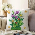 - Sonil-K10118-Gorsel - Realhomes Pastel Renkli Çiçek Tasarımlı Dijital Baskılı Modern Raşel Kadife Yastık Kırlent Kılıfı Realhomes