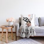 - Sonil-K10129-Gorsel-1 - Realhomes  Natural Floral Tasarımlı Dijital Baskılı Dekoratif Raşel Kadife Yastık Kırlent Kılıfı Realhomes