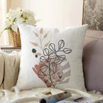 - Sonil-K10131-Gorsel - Realhomes  Natural Floral Tasarımlı Dijital Baskılı Dekoratif Raşel Kadife Yastık Kırlent Kılıfı Realhomes