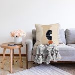 Boho Çizimli Özel Tasarımlı Dijital Baskılı Modern Raşel Kadife Yastık Kırlent Kılıfı Realhomes