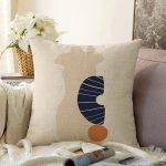 Boho Çizimli Özel Tasarımlı Dijital Baskılı Modern Raşel Kadife Yastık Kırlent Kılıfı Realhomes