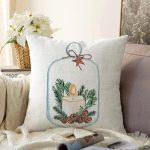 - Sonil-K10161-Gorsel - Realhomes Mum & Kozalak Tasarımlı Christmas Temalı Dijital Baskılı Dekoratif Raşel Kadife Yastık Kırlent Kılıfı Realhomes