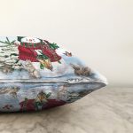 Kardan Adam Tasarımlı Dijital Baskılı Dekoratif Raşel Kadife Yastık Kırlent Kılıfı Realhomes