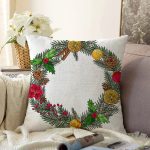 - Sonil-K10173-Gorsel - Realhomes Özel Tasarım Christmas Temalı Dijital Baskılı Dekoratif Raşel Kadife Yastık Kırlent Kılıfı Realhomes