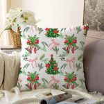 - Sonil-K10175-Gorsel - Realhomes  Özel Tasarım Christmas Temalı Dijital Baskılı Dekoratif Raşel Kadife Yastık Kırlent Kılıfı Realhomes