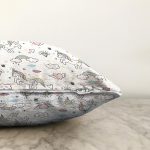 Realhomes Unicorn At Tasarımlı Dijital Baskılı Modern Raşel Kadife Yastık Kırlent Kılıfı Realhomes