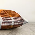 Sanatsal Boho Çizimli Dijital Baskılı Dekoratif Raşel Kadife Yastık Kırlent Kılıfı Realhomes