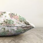 Çiçek Demetleri Özel Tasarım Dijital Baskılı Modern Raşel Kadife Yastık Kırlent Kılıfı Realhomes