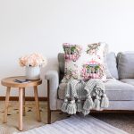 - Sonil-K10214-Gorsel-1 - Realhomes Çiçek Demetleri Özel Tasarım Dijital Baskılı Dekoratif Raşel Kadife Yastık Kırlent Kılıfı Realhomes