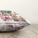 - Sonil-K10216-Gorsel-2 - Realhomes  Çiçek Demetleri Özel Tasarım Dijital Baskılı Dekoratif Raşel Kadife Yastık Kırlent Kılıfı Realhomes