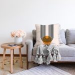 - Sonil-K10239-Gorsel-1 - Realhomes  Soyut Tarzda Güneş Tasarımlı Dijital Baskılı Modern Raşel Kadife Yastık Kırlent Kılıfı Realhomes