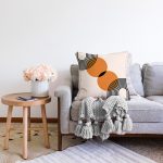 Soyut Tarzda Güneş Tasarımlı Dijital Baskılı Modern Raşel Kadife Yastık Kırlent Kılıfı Realhomes