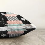 - Sonil-K10247-Gorsel-2 - Realhomes  Siyah Kar Taneli Zemin Hediye Paketleri Desenli Dijital Baskılı Modern Raşel Kadife Yastık Kırlent Kılıfı Realhomes