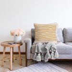 Çizgili Minimalist Tasarımlı Dijital Baskılı Dekoratif Raşel Kadife Yastık Kırlent Kılıfı Realhomes