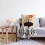 - Sonil-K10266-Gorsel-1 - Realhomes  Sanatsal Vazo Çizimli Özel Tasarım Dijital Baskılı Dekoratif Raşel Kadife Yastık Kırlent Kılıfı Realhomes