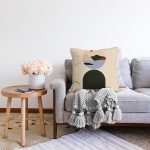 - Sonil-K10268-Gorsel-1 - Realhomes  Retro Güneşin Batışı Adlı Çalışması Özel Tasarım Dijital Baskılı Dekoratif Raşel Kadife Yastık Kırlent Kılıfı Realhomes