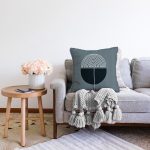 - Sonil-K10270-Gorsel-1 - Realhomes  Soyut Tarzda Onedraw Çizimli Dijital Baskılı Dekoratif Raşel Kadife Yastık Kırlent Kılıfı Realhomes