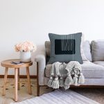 Soyut Tarzda Onedraw Çizimli Dijital Baskılı Dekoratif Raşel Kadife Yastık Kırlent Kılıfı Realhomes